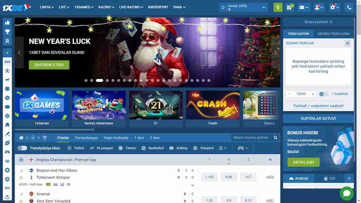 online casino 1xbet