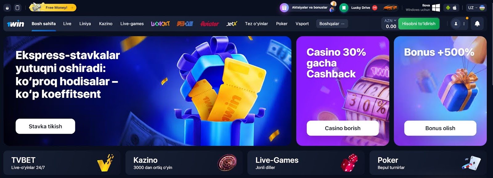 1win online casino
