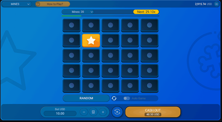 mines online slot